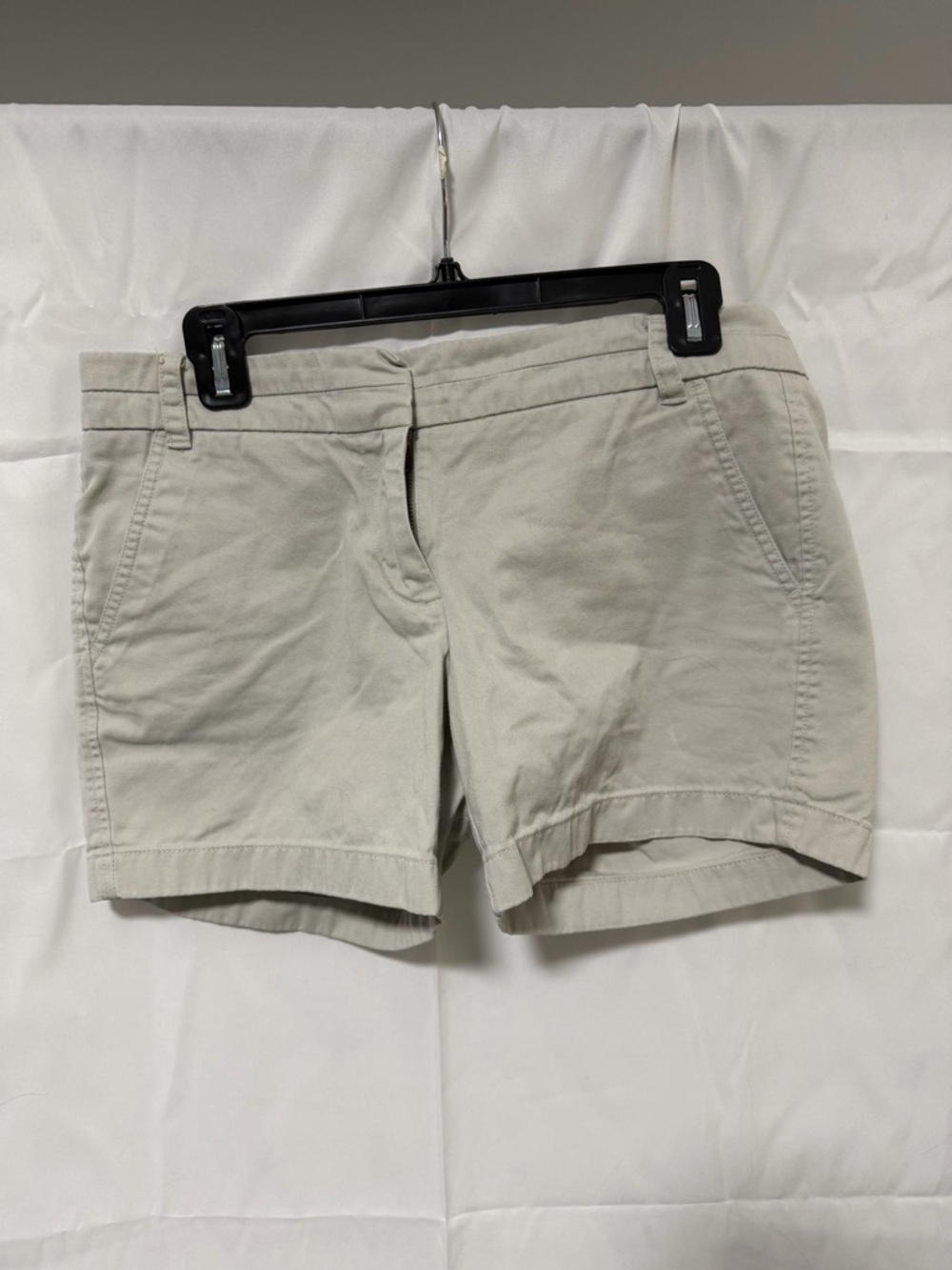 J. Crew Women's Light Khaki Cotton Chino Shorts